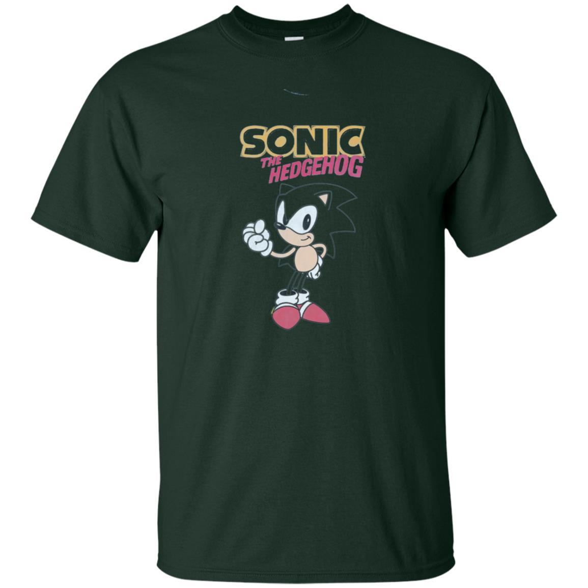 Movie T-Shirt Sonic The Hedgehog Forest Green