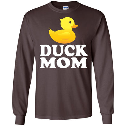 Duck Mom Funny Bird Lover T-shirt Dark Chocolate