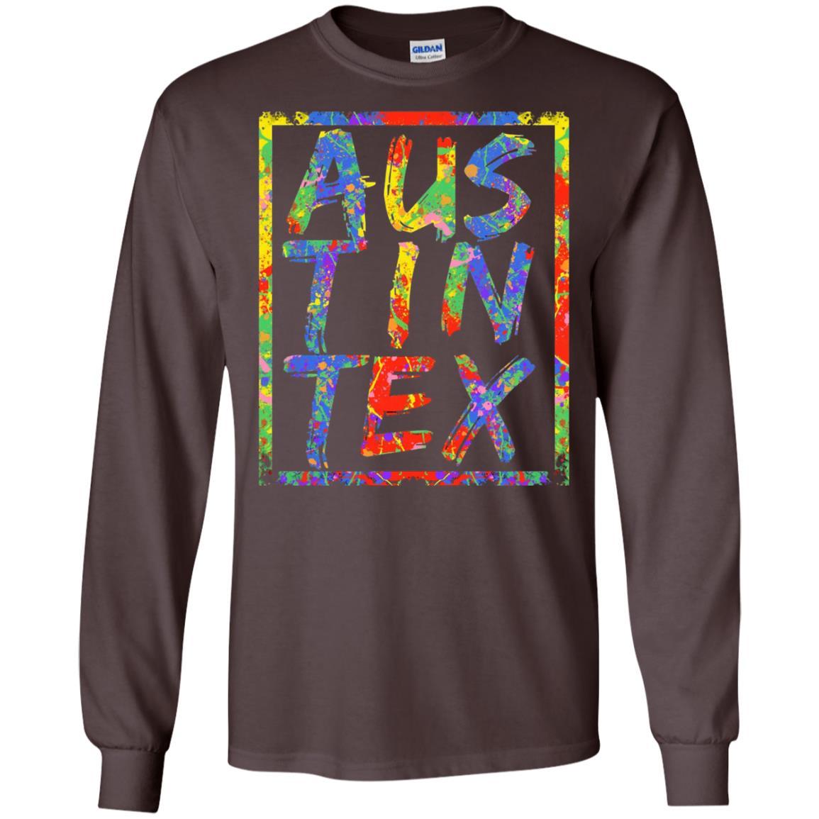 Austin Texas T-shirt Dark Chocolate