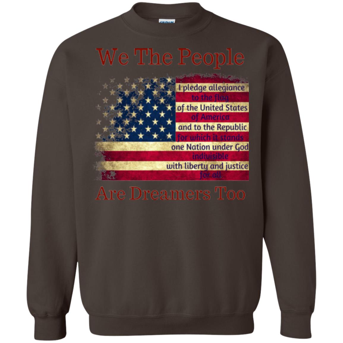 We Are People Are Dreamers Too Anti Trump T-shirt Dark Chocolate