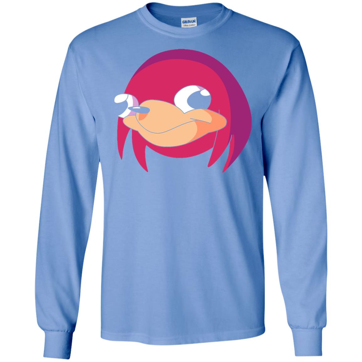 Cartoon T-shirt Ugandan Warrior Tribe Meme Carolina Blue