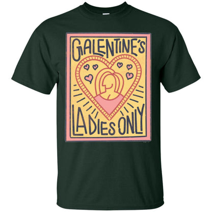 Premium T-shirt Galentine_s Day Ladies Only Forest Green