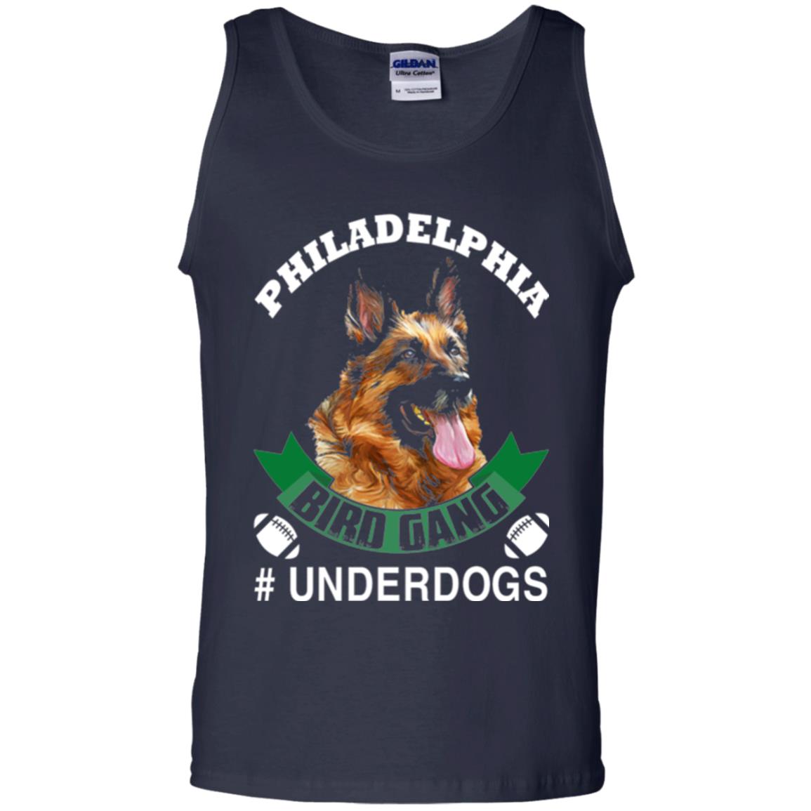 Football Lover T-shirt Philadelphia Bird Gang Underdogs 2018 Navy