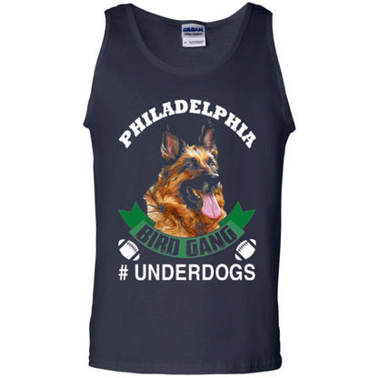 Football Lover T-shirt Philadelphia Bird Gang Underdogs 2018 Navy