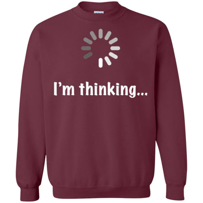 Funny T-shirt I_m Thinking Maroon