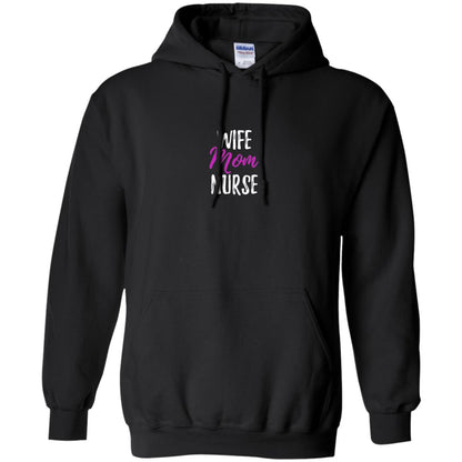 Wife Mom Nurse Nurse Mother Shirt Black