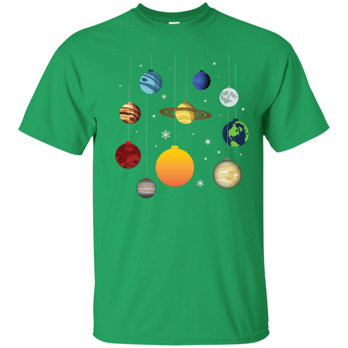 Christmas T-shirt Joy To Universe Christmas Irish Green