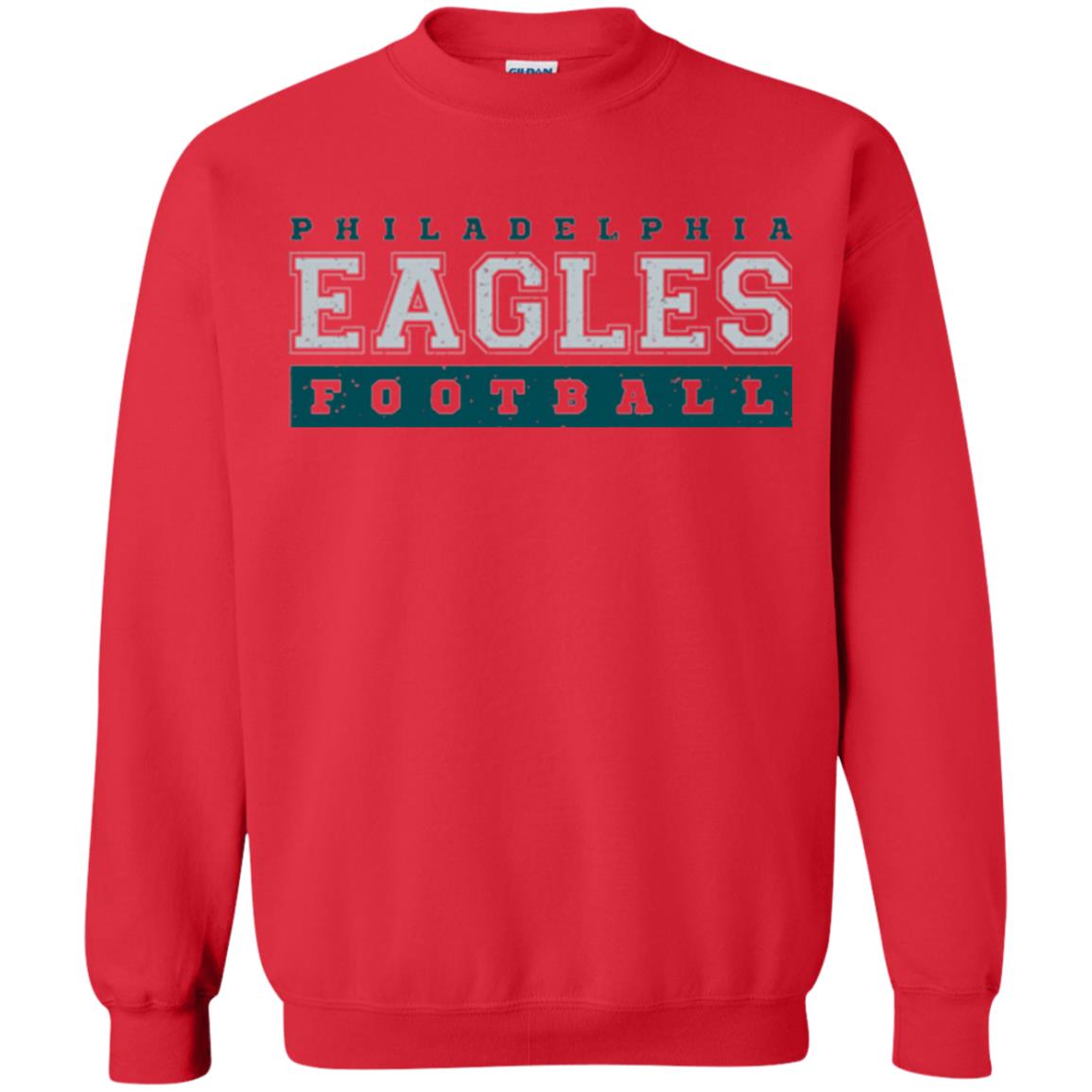 Football Lover T-shirt Philadelphia Football Fly Eagles Fly Collegiate Red