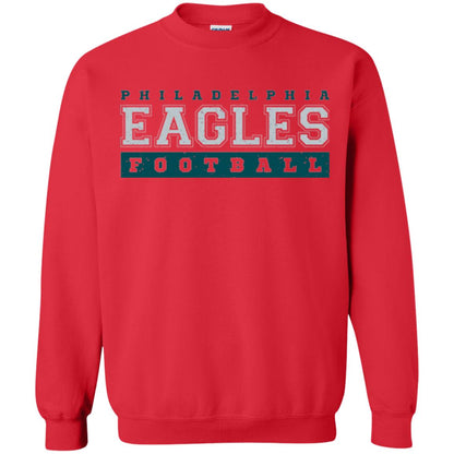 Football Lover T-shirt Philadelphia Football Fly Eagles Fly Collegiate Red