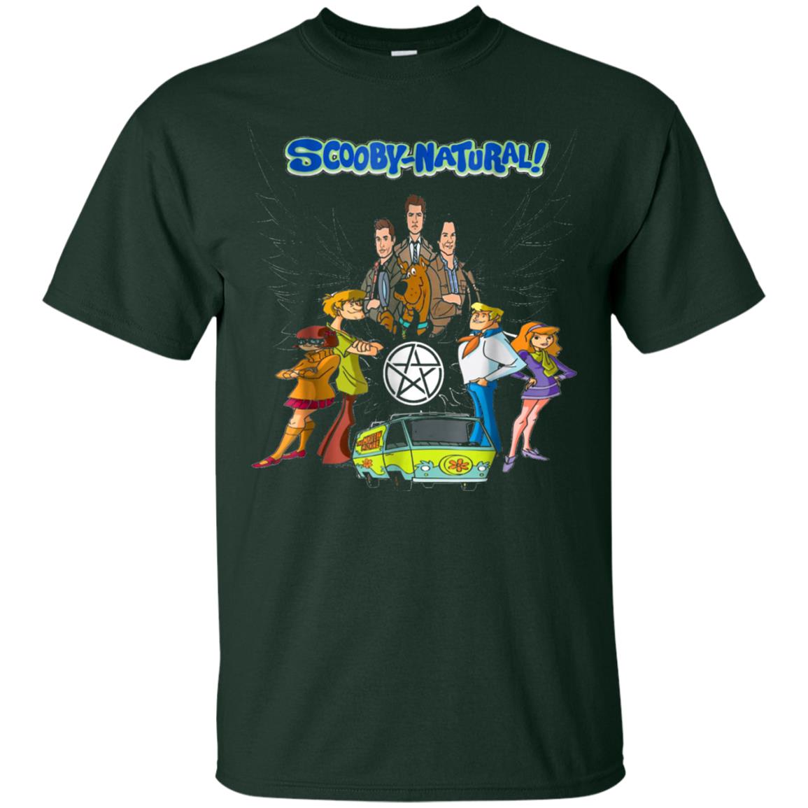 Scooby Natural Mystery Team Cartoon Shirt Forest