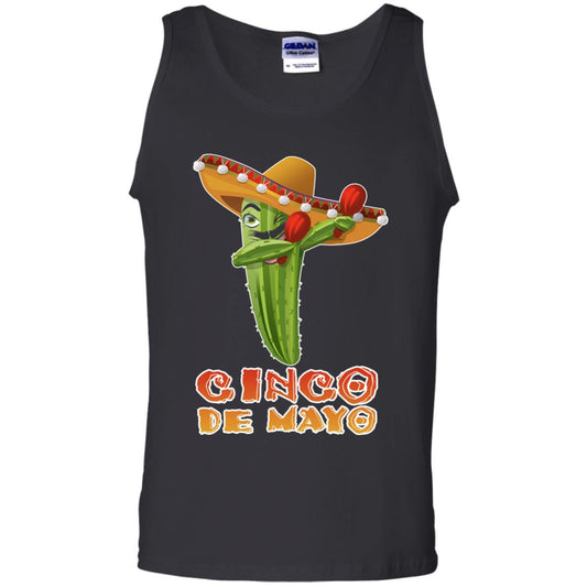 Dabbing Cinco De Mayo Cactus Shirt Black