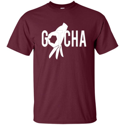 Gotcha Finger Circle Game T-shirt Maroon