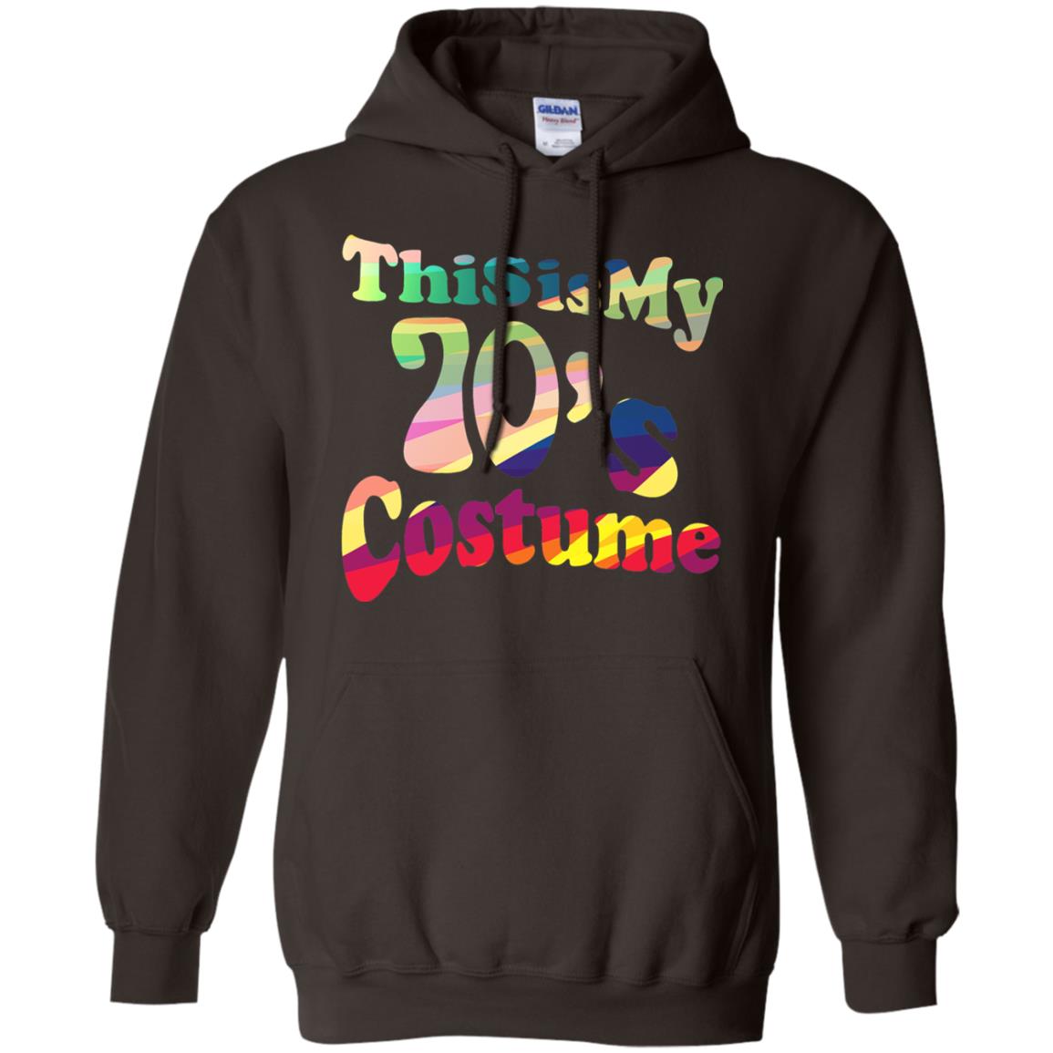 70s Halloween Costume 70s T-shirt For Women Men Girls Dark Chocolate