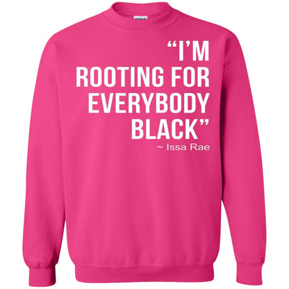 I_m Rooting For Everybody Black T-shirt Heliconia