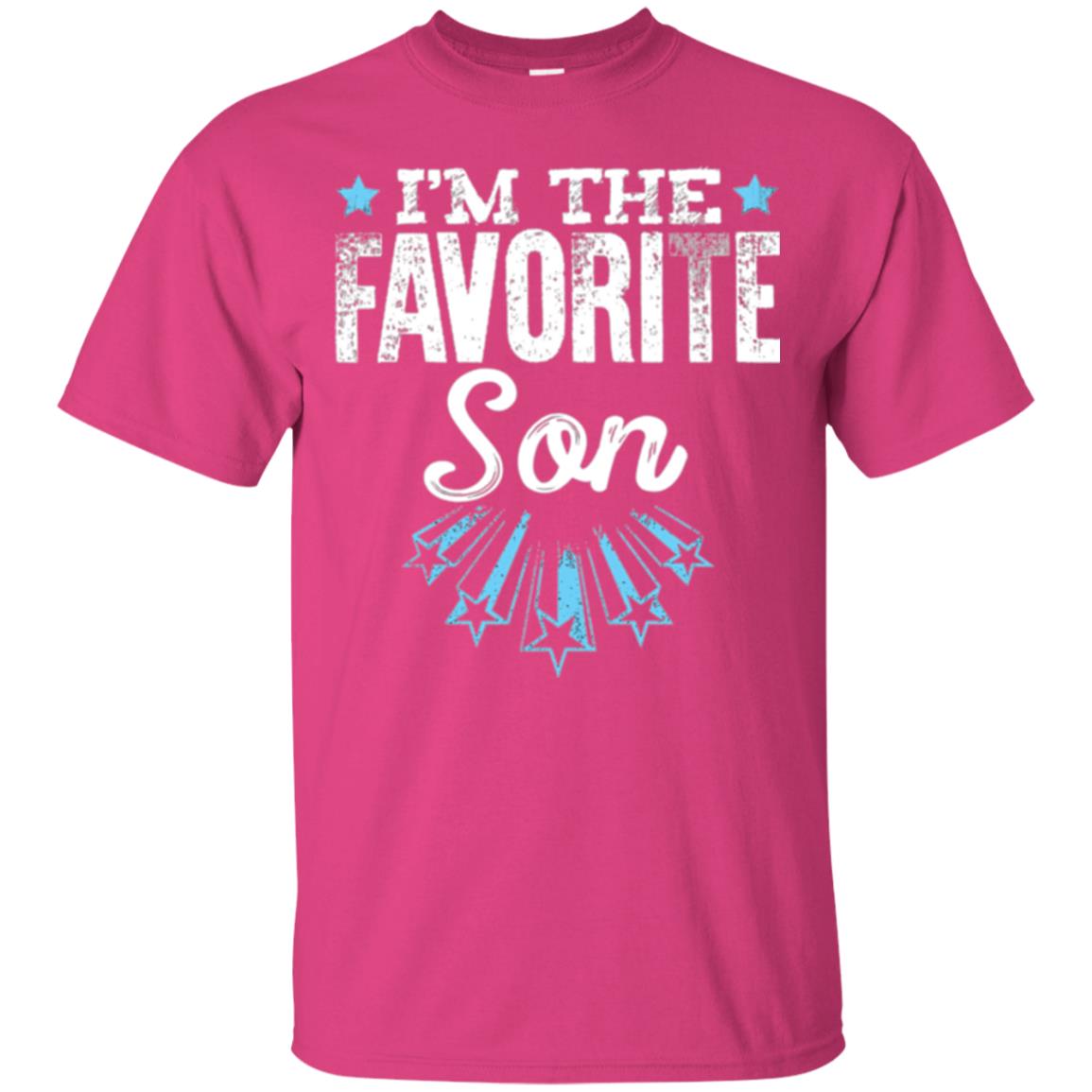 I'm The Favorite Son Family T-shirt Heliconia