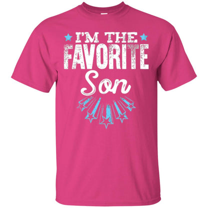 I'm The Favorite Son Family T-shirt Heliconia