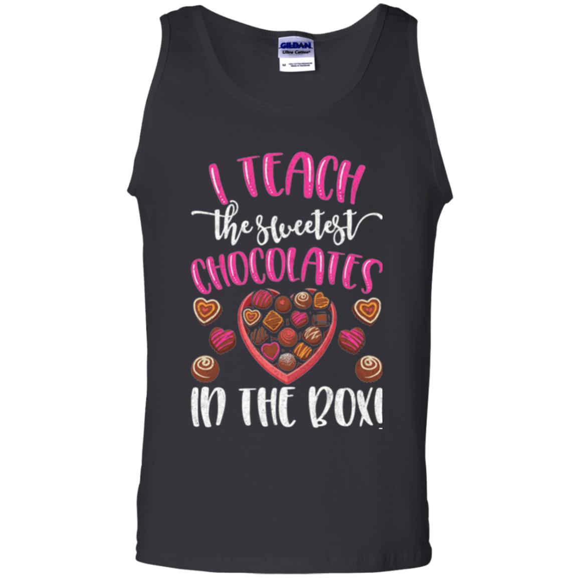 Valentines Day T-shirt I Teach The Sweetest Chocolates In The Box Black