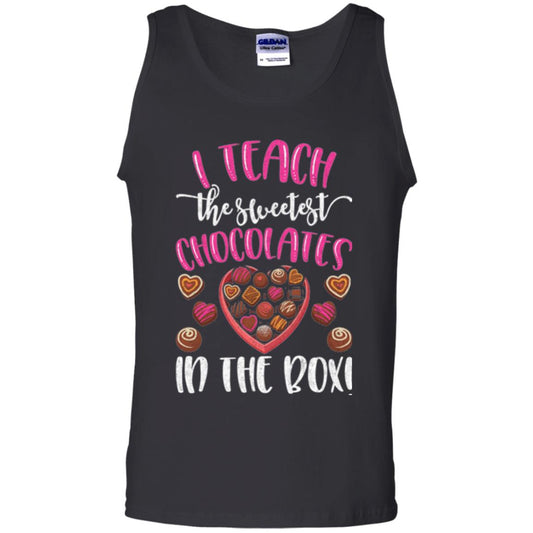 Valentines Day T-shirt I Teach The Sweetest Chocolates In The Box Black