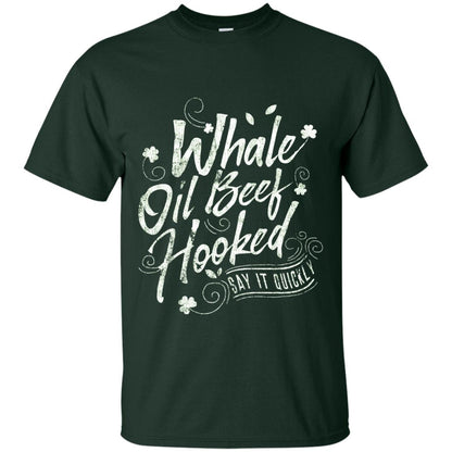 Whale Oil Beef Hooked T-shirt Forest