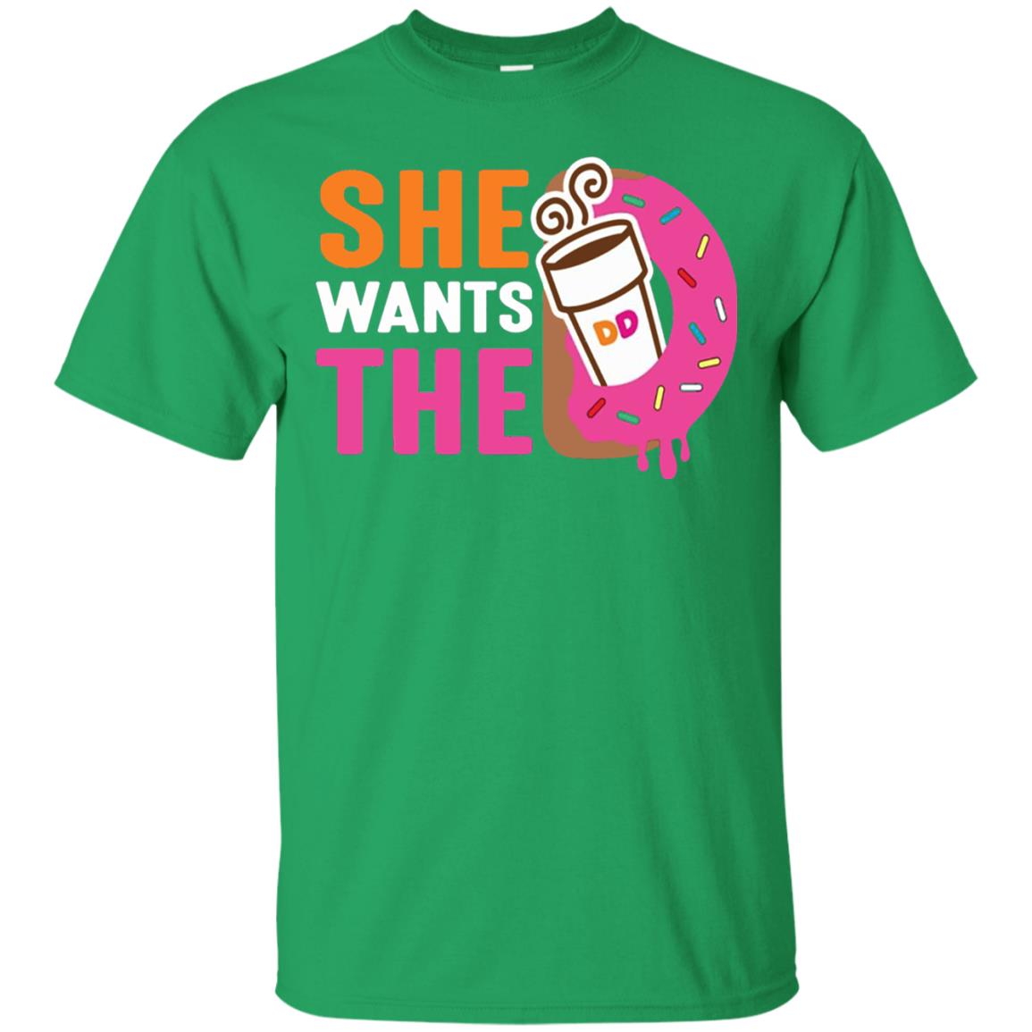 She Wants The D Dunking T-shirt Irish Green