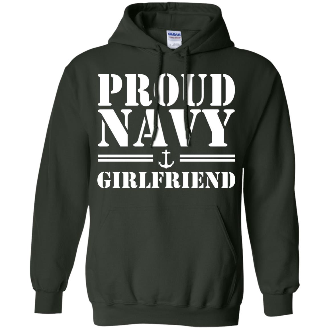 Pride U.s. Army Shirt Proud Navy Girlfriend Forest Green