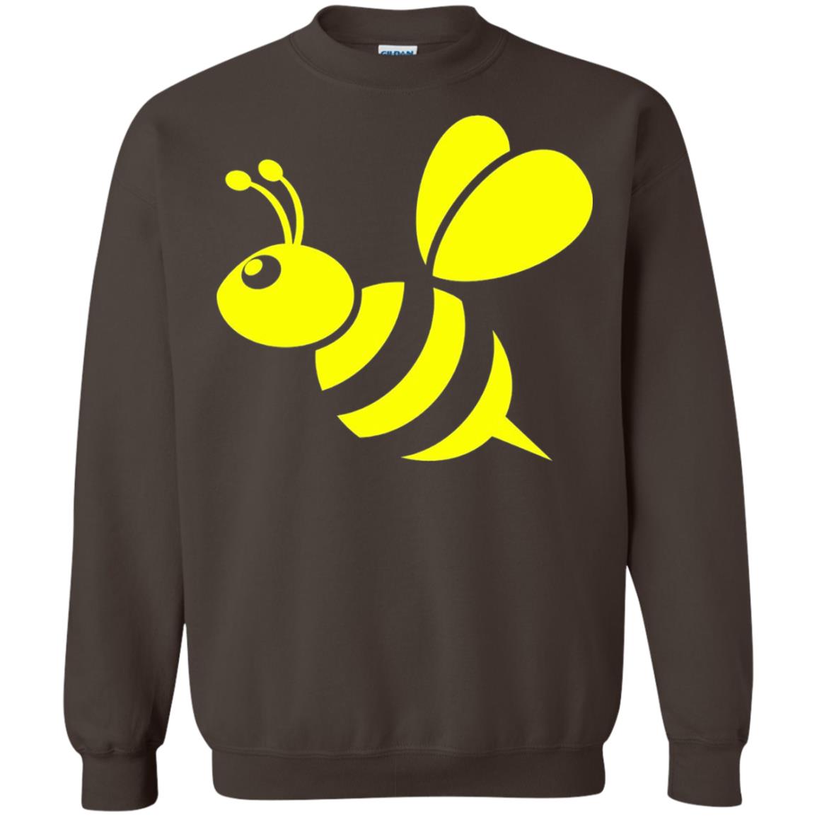 Yellow Honeybee Bee Lover T-shirt Dark Chocolate