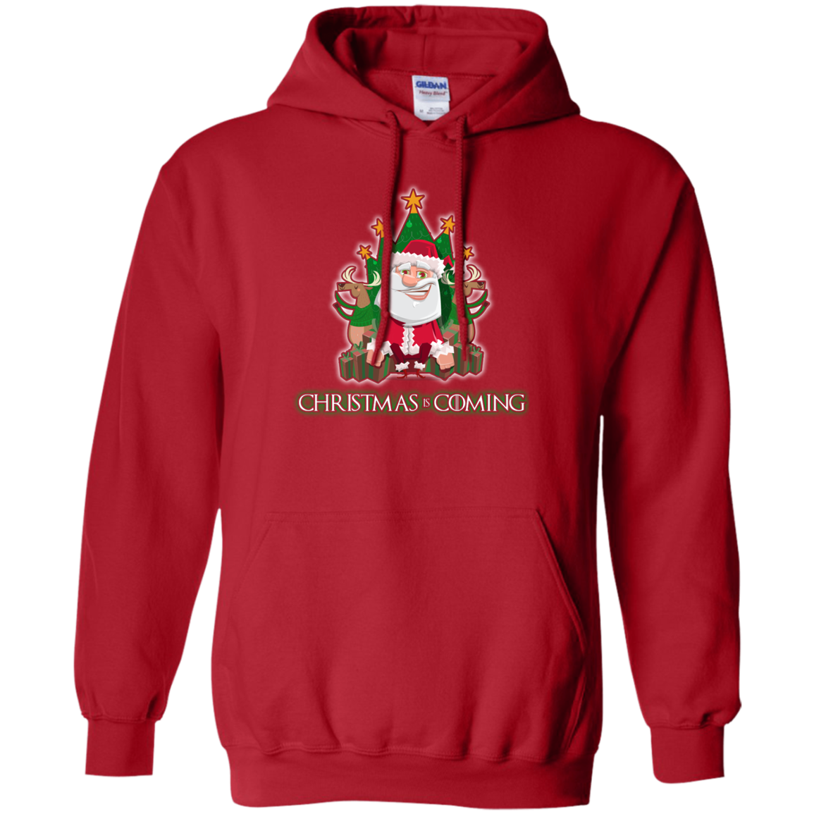 Christmas Is Coming T-shirt Red