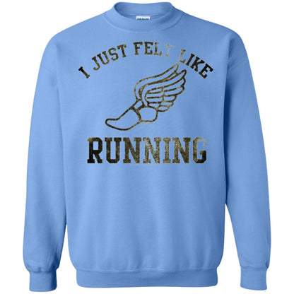 Movie T-shirt I Just Felt Like Running Carolina Blue
