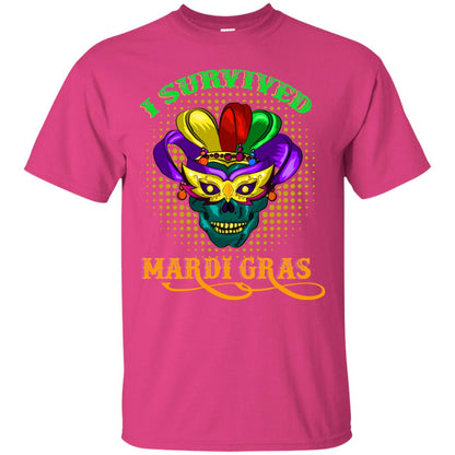 I Survived Mardi Gras Shirt Heliconia
