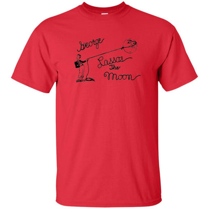 Film T-shirt It's A Wonderful Life George Lassos The Moon Red