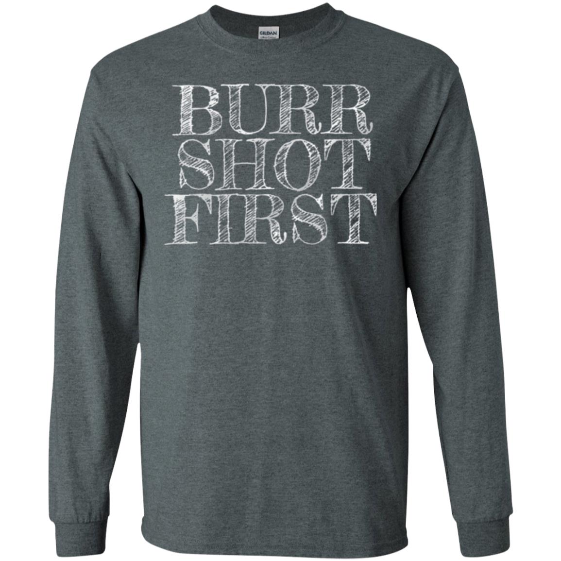 Alexander Hamilton Fan T-shirts Burr Shot First Dark Heather