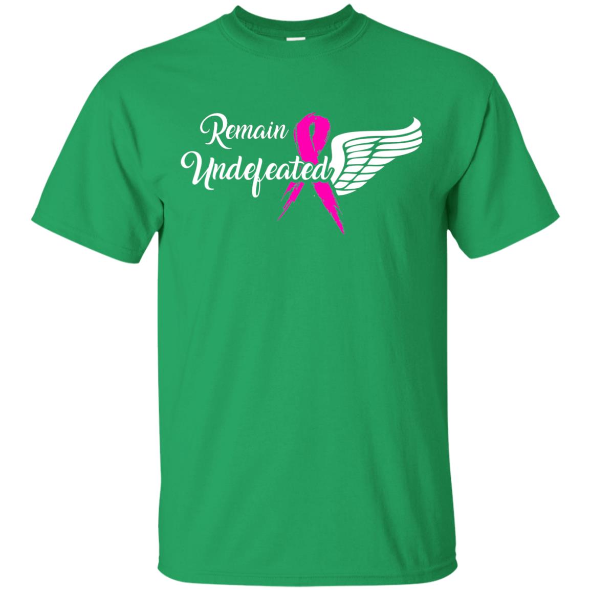 Breast Cancer T-shirt Remain Undefeated Irish Green
