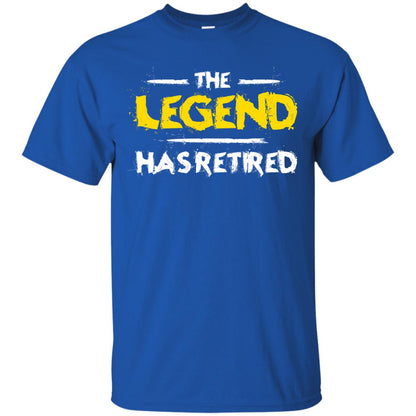 Retirement T-shirt The Legend Has Retired Royal