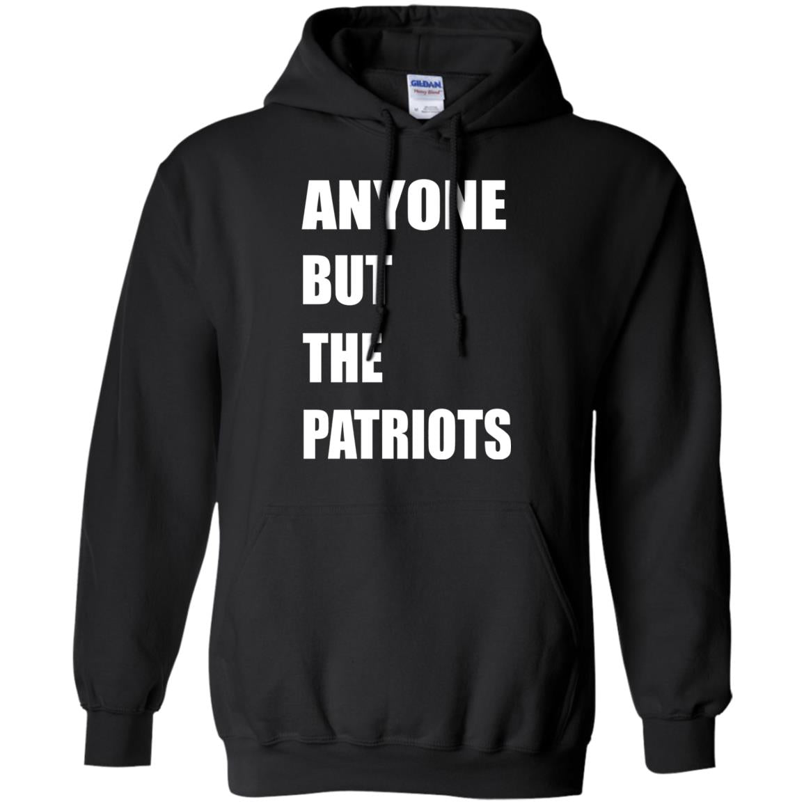 Anyone But The Patriots T-shirt Black