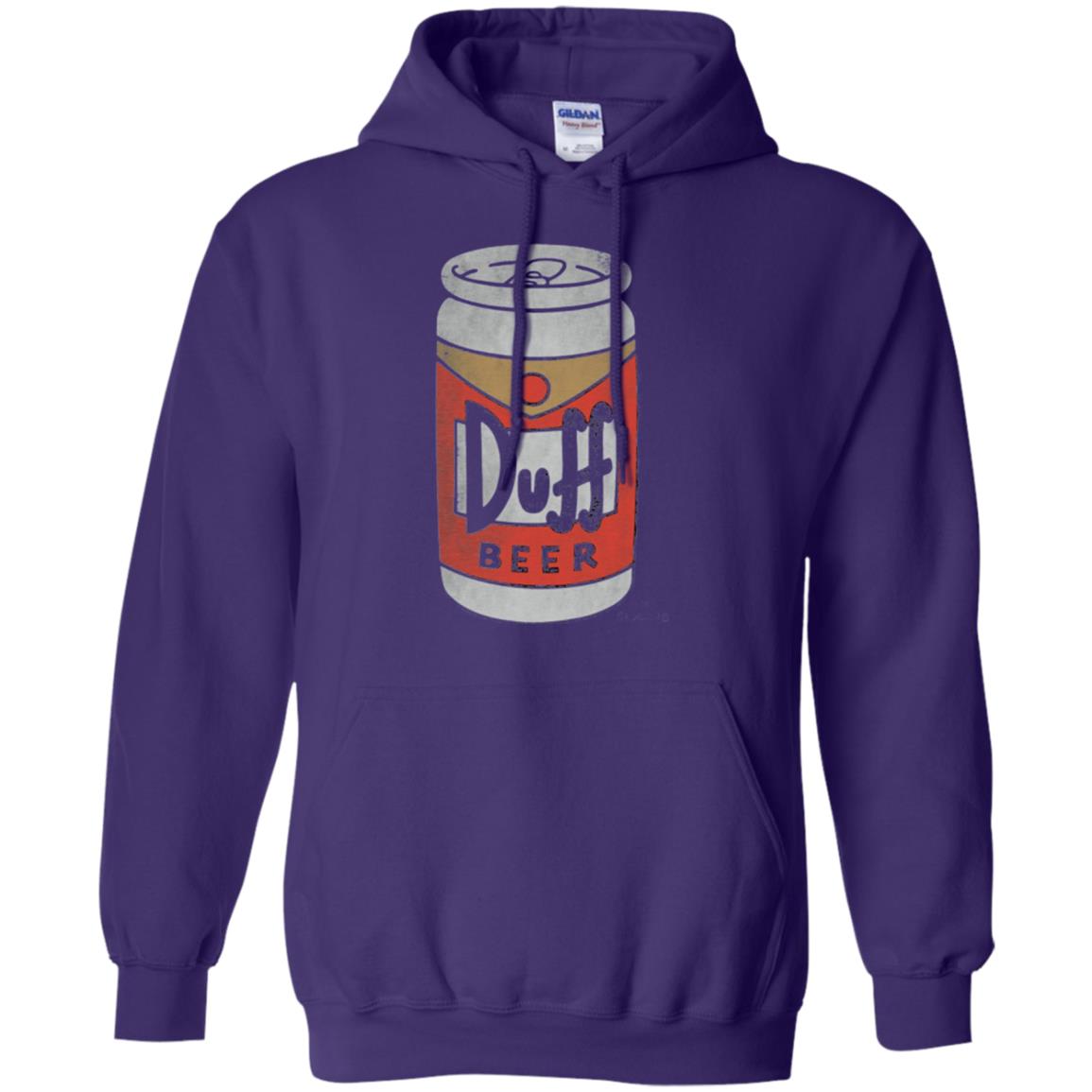 Iconic Brew T-shirt The Simpsons Duff Beer Purple