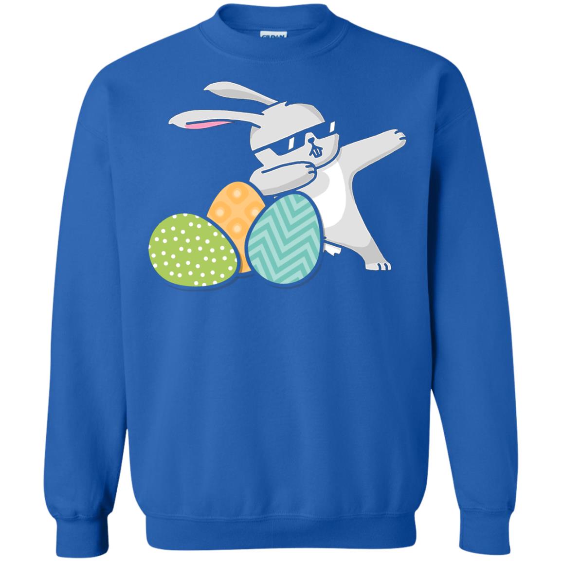 Easter Bunny Dabbing Gift Shirt For Dabbing Lover Royal