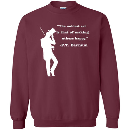 Circus Ring Master P.t. Barnum Quote T-shirt Maroon