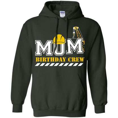 Mom Birthday Crew Mommy T-shirt Forest Green