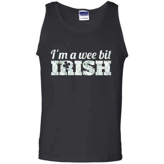 I_m Wee Bit Irish Funny Irish Heritage St Paddy_s Day T-shirt Black