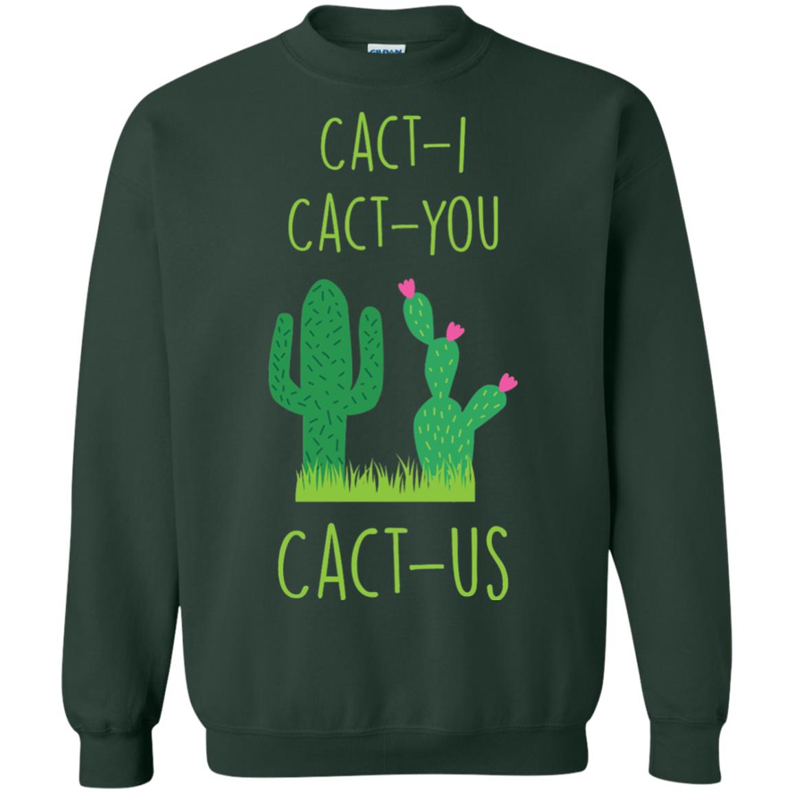 Funny Cactus Shirt Cact-i Cact-us Spring Desert Cactus Forest Green