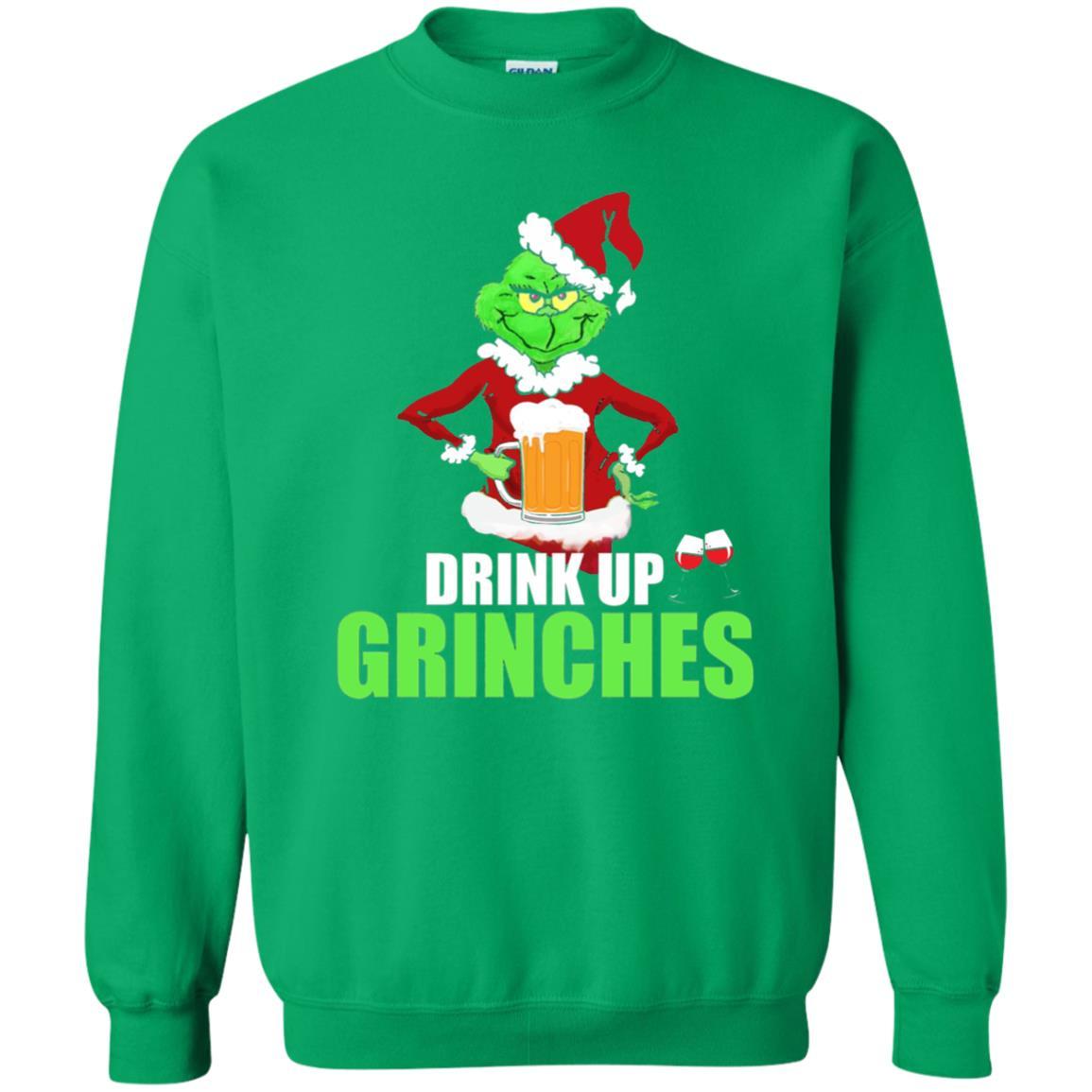 Christmas T-shirt Drink Up Grinches Irish Green