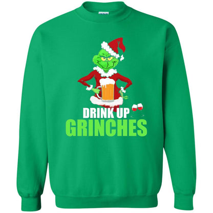 Christmas T-shirt Drink Up Grinches Irish Green