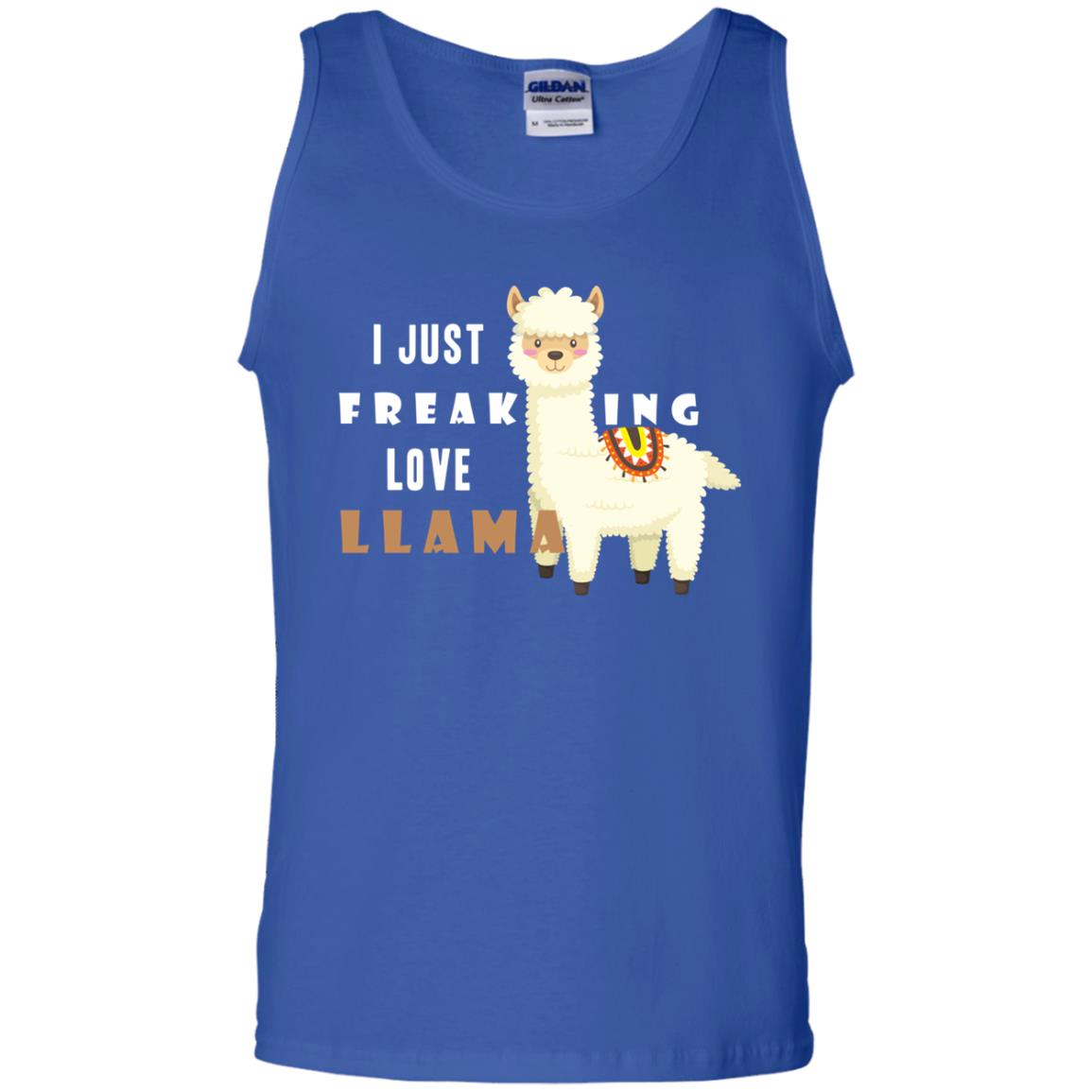 I Just Freaking Love Llama Shirt Royal