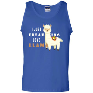 I Just Freaking Love Llama ShirtG220 Gildan 100% Cotton Tank Top