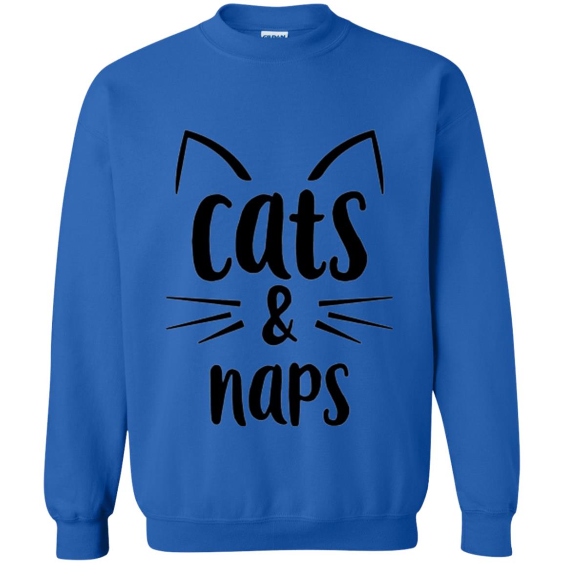 Cats And Naps Lovers T-shirt Royal