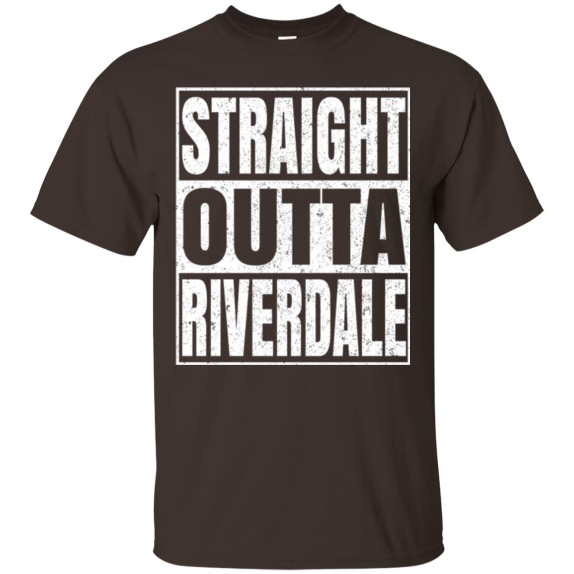 United States T-shirt Straight Outta Riverdale Dark Chocolate