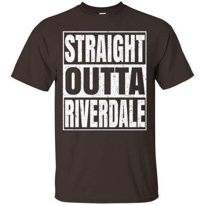 United States T-shirt Straight Outta Riverdale Dark Chocolate
