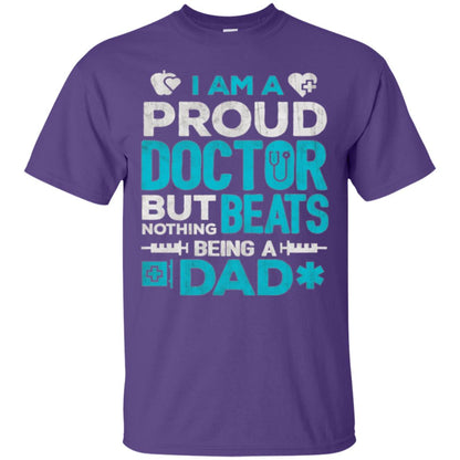 Doctor Dad T-shirt Proud Doctor Purple