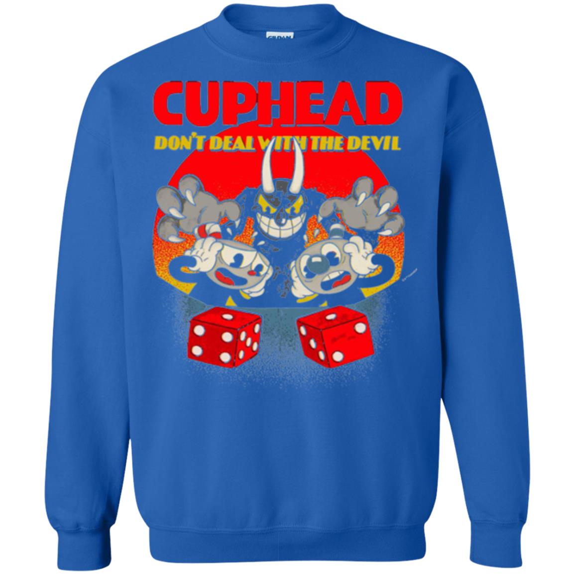 Video Game T-shirt Cuphead And Mugman Devil_s Dice Royal