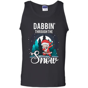 Christmas T-shirt Santa Claus Dabbing Through The Snow